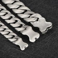Hip-hop Geometric Titanium Steel Men's Necklace main image 5