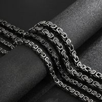Titanium Steel Punk Streetwear Geometric Bracelets Necklace main image 1