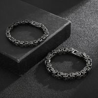 Titanium Steel Punk Streetwear Geometric Bracelets Necklace main image 5