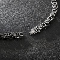 Titan Stahl Punk Strassenmode Geometrisch Armbänder Halskette main image 3