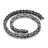 Titan Stahl Punk Strassenmode Geometrisch Armbänder Halskette sku image 8
