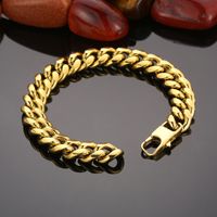 Stainless Steel 18K Gold Plated Simple Style Geometric Bracelets Necklace main image 5