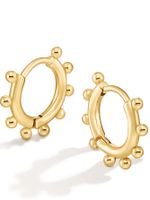 1 Piece Simple Style Classic Style Solid Color 304 Stainless Steel 14K Gold Plated Hoop Earrings main image 1