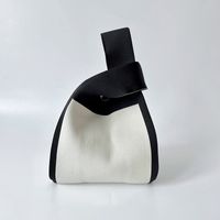 Frau Mittel Alle Jahreszeiten Polyester Farbblock Vintage-stil Quadrat Offen Handtasche sku image 6