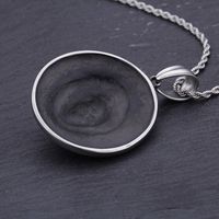 Hip-hop Retro Round Titanium Steel Charms Jewelry Accessories main image 4