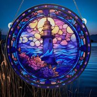 Cartoon Style Artistic Lighthouse Arylic Pendant Artificial Decorations main image 4