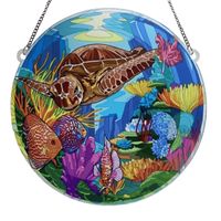 Cartoon Style Marine Style Tortoise Fish Arylic Pendant Artificial Decorations main image 2