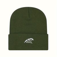 Unisex Casual Simple Style Sea Wave Embroidery Eaveless Beanie Hat main image 10
