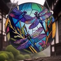Cute Pastoral Dragonfly Arylic Pendant Artificial Decorations main image 4