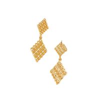 1 Pair Vintage Style Geometric Solid Color Plating Alloy Drop Earrings main image 7