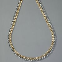 Vintage Style Geometric Solid Color Metal Plating Chain Unisex Necklace main image 4
