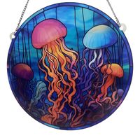 Cartoon Style Marine Style Jellyfish Arylic Pendant Artificial Decorations main image 2
