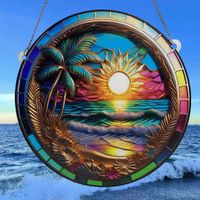 Beach Sun Arylic Pendant Artificial Decorations main image 4