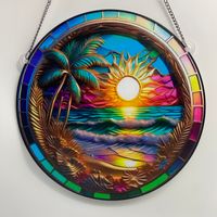 Beach Sun Arylic Pendant Artificial Decorations sku image 1