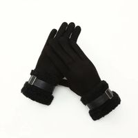 Women's Lady Simple Style Solid Color Gloves 1 Pair sku image 5