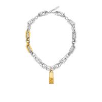 Klassischer Stil Farbblock Vergoldet Legierung Großhandel Halskette sku image 1