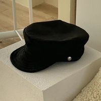 Unisex Lady Simple Style Solid Color Curved Eaves Beret Hat sku image 1