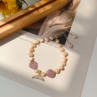 Elegant Lady Geometric Freshwater Pearl Mixed Materials Plating Women's Bracelets sku image 1