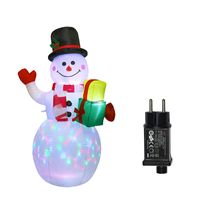 Christmas Cute Christmas Snowman Polyester Party Festival Ornaments Decorative Props sku image 1