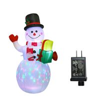 Christmas Cute Christmas Snowman Polyester Party Festival Ornaments Decorative Props sku image 2