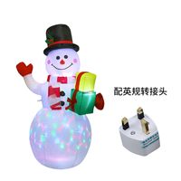 Christmas Cute Christmas Snowman Polyester Party Festival Ornaments Decorative Props sku image 3