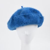 Women's Basic Solid Color Eaveless Beret Hat main image 1