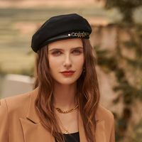 Women's Basic Solid Color Eaveless Beret Hat main image 5