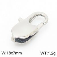 1 Piece Stainless Steel 18K Gold Plated Solid Color sku image 4