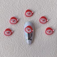 Christmas Cute Cartoon Resin Nail Decoration Accessories 1 Piece sku image 5