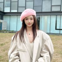 Women's Basic Solid Color Eaveless Beret Hat main image 4