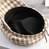 Women's Classic Style Solid Color Curved Eaves Beret Hat main image 5