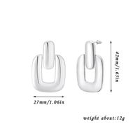 1 Pair Ig Style Simple Style Solid Color Plating Copper Drop Earrings sku image 6