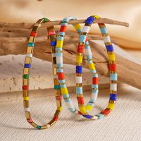 Wholesale Jewelry Classic Style Rectangle Seed Bead Tila Rice Beads Plating Bracelets main image 1