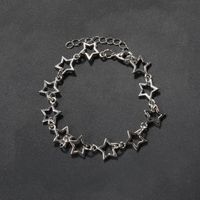 Hip-hop Punk Cool Style Pentagram Alloy Hollow Out Women's Bracelets Necklace main image 6