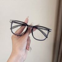 Business Basic Solid Color Ac Square Full Frame Optical Glasses main image 4