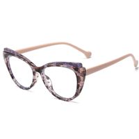 Casual Simple Style Color Block Leopard Ac Butterfly Frame Full Frame Optical Glasses main image 3