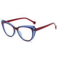 Casual Simple Style Color Block Leopard Ac Butterfly Frame Full Frame Optical Glasses main image 4