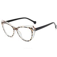 Casual Simple Style Color Block Leopard Ac Butterfly Frame Full Frame Optical Glasses sku image 4