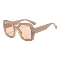 Elegant Classic Style Color Block Pc Square Full Frame Women's Sunglasses main image 5