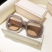 Elegant Classic Style Color Block Pc Square Full Frame Women's Sunglasses sku image 6