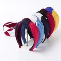 Women's Simple Style Color Block Cloth Braid Hair Band main image 1