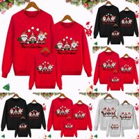 Family Look Santa Claus Printing Hoodie Family Matching Outfits main image 1