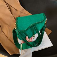 Women's All Seasons Pu Leather Solid Color Streetwear Shell Flip Cover Shoulder Bag Handbag main image 2