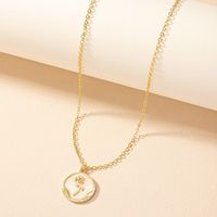 Vintage Style Flower Alloy Plating Women's Pendant Necklace main image 1