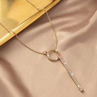 Vintage Style Geometric Solid Color Alloy Plating Women's Necklace main image 3