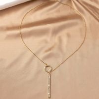 Vintage Style Geometric Solid Color Alloy Plating Women's Necklace main image 5