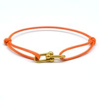 Simple Style Roman Style Geometric Color Block Stainless Steel Plating 18k Gold Plated Couple Bracelets sku image 10