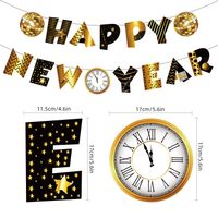 New Year Letter Paper Party Decorative Props 1 Piece sku image 2