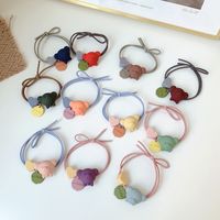 Simple Style Color Block Fabric Resin Hair Tie main image 1
