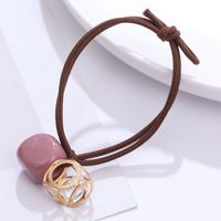 Simple Style Color Block Fabric Resin Hair Tie sku image 28